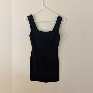 bcbg maxazria vintage black mini bodycon dress M